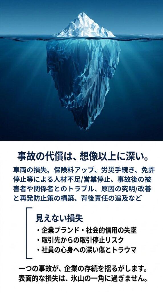 交通事故、不祥事の代償